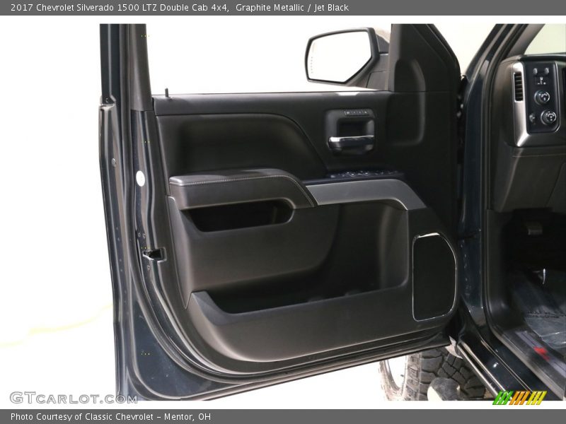 Graphite Metallic / Jet Black 2017 Chevrolet Silverado 1500 LTZ Double Cab 4x4