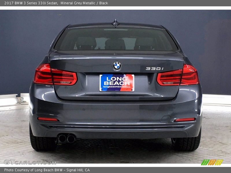 Mineral Grey Metallic / Black 2017 BMW 3 Series 330i Sedan