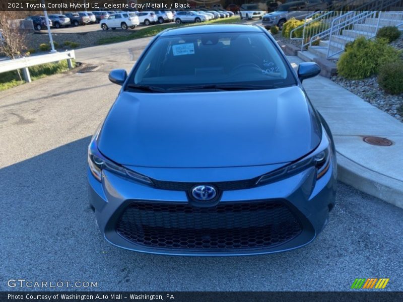 Celestite Gray Metallic / Black 2021 Toyota Corolla Hybrid LE