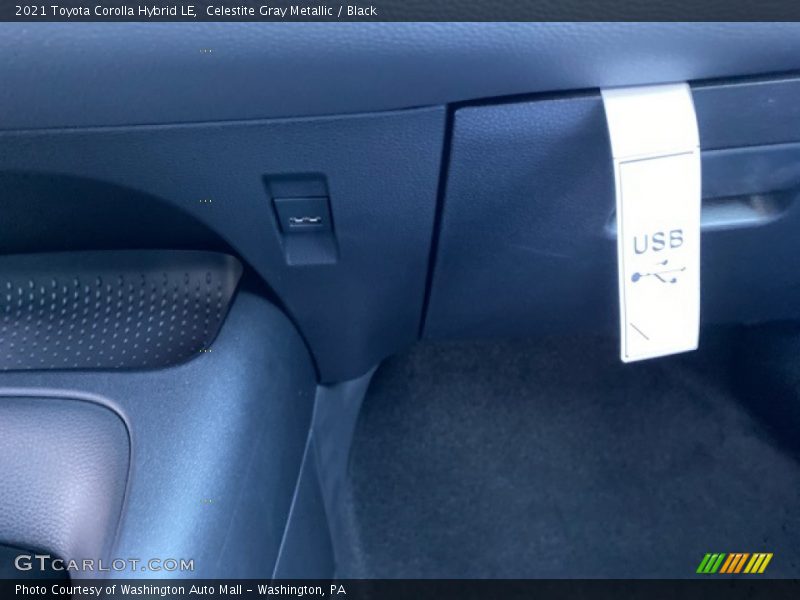 Celestite Gray Metallic / Black 2021 Toyota Corolla Hybrid LE