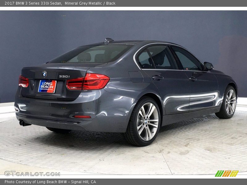 Mineral Grey Metallic / Black 2017 BMW 3 Series 330i Sedan