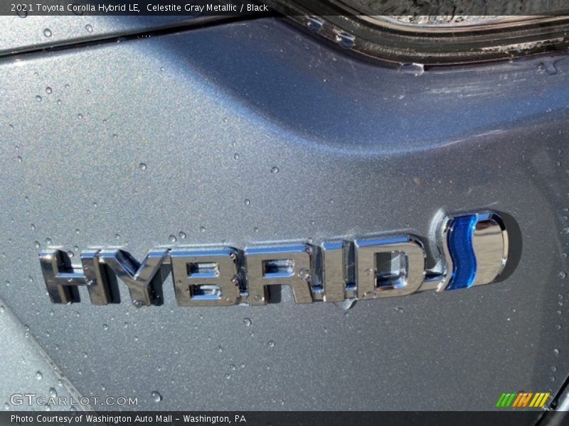 Celestite Gray Metallic / Black 2021 Toyota Corolla Hybrid LE