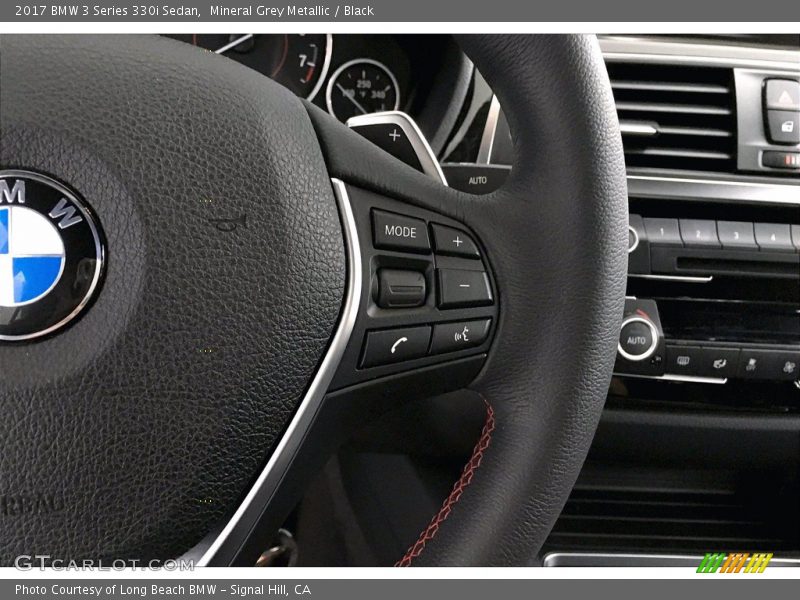 Mineral Grey Metallic / Black 2017 BMW 3 Series 330i Sedan