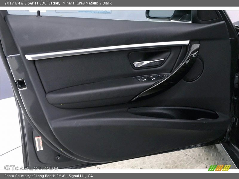 Mineral Grey Metallic / Black 2017 BMW 3 Series 330i Sedan