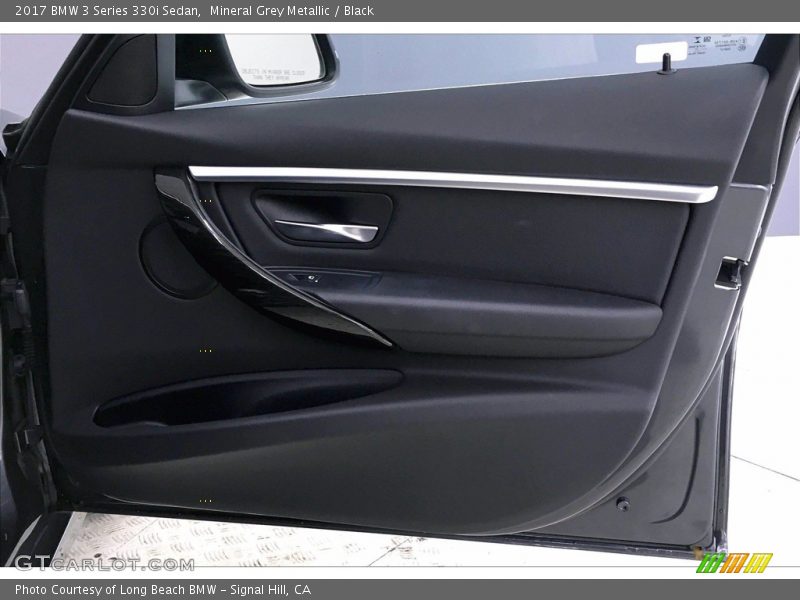 Mineral Grey Metallic / Black 2017 BMW 3 Series 330i Sedan