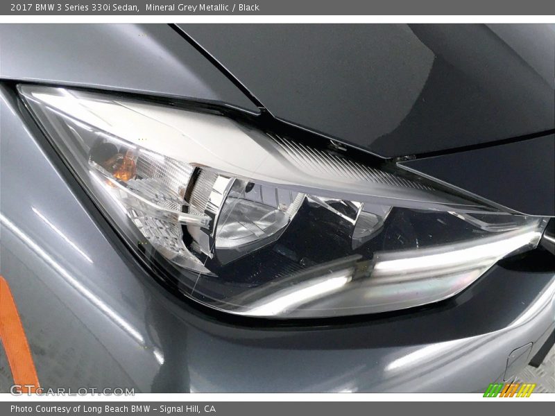 Mineral Grey Metallic / Black 2017 BMW 3 Series 330i Sedan