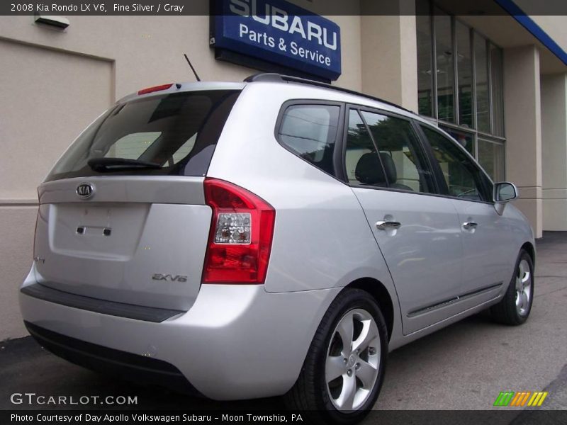 Fine Silver / Gray 2008 Kia Rondo LX V6