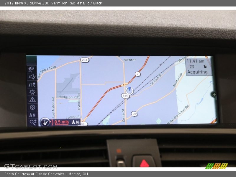 Vermilion Red Metallic / Black 2012 BMW X3 xDrive 28i