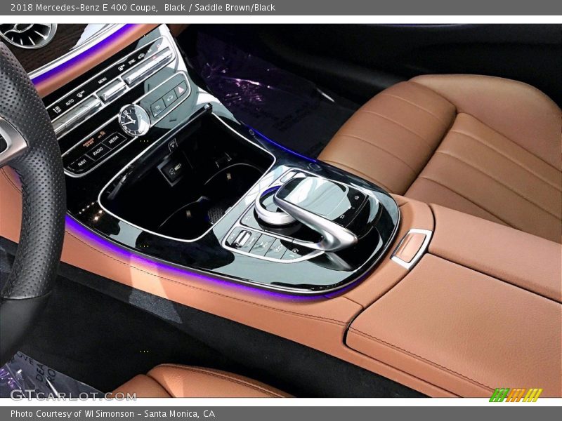 Black / Saddle Brown/Black 2018 Mercedes-Benz E 400 Coupe