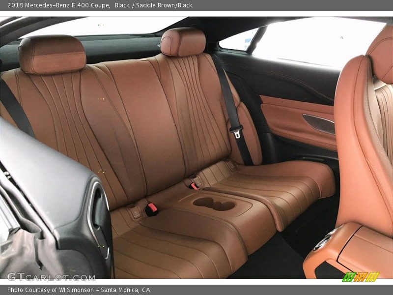 Black / Saddle Brown/Black 2018 Mercedes-Benz E 400 Coupe