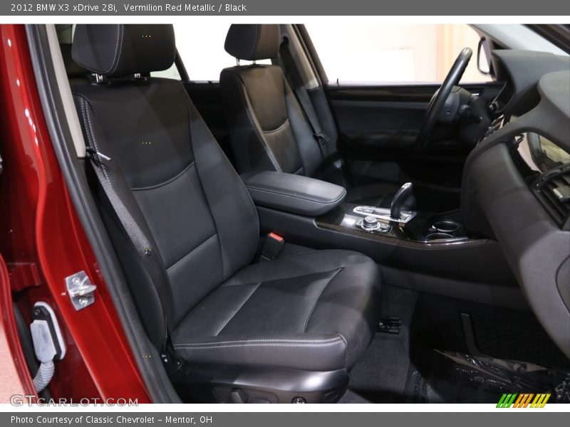 Vermilion Red Metallic / Black 2012 BMW X3 xDrive 28i