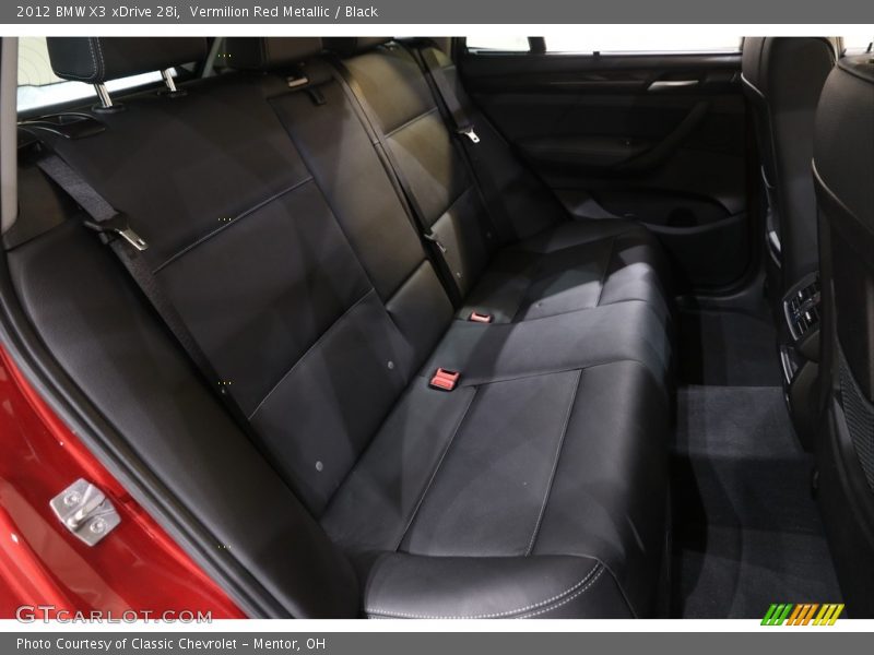 Vermilion Red Metallic / Black 2012 BMW X3 xDrive 28i