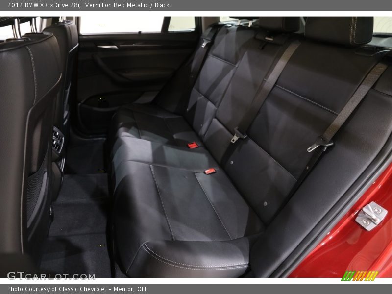 Vermilion Red Metallic / Black 2012 BMW X3 xDrive 28i