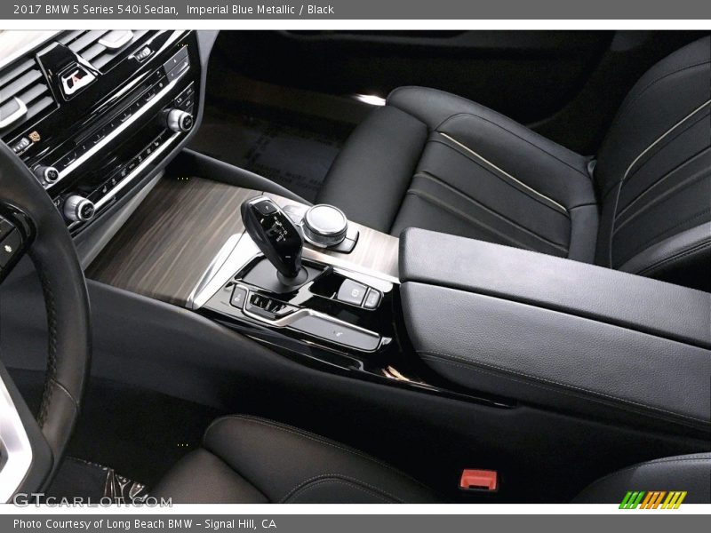 Imperial Blue Metallic / Black 2017 BMW 5 Series 540i Sedan