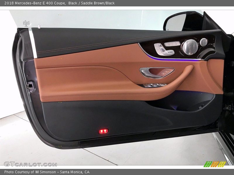 Black / Saddle Brown/Black 2018 Mercedes-Benz E 400 Coupe