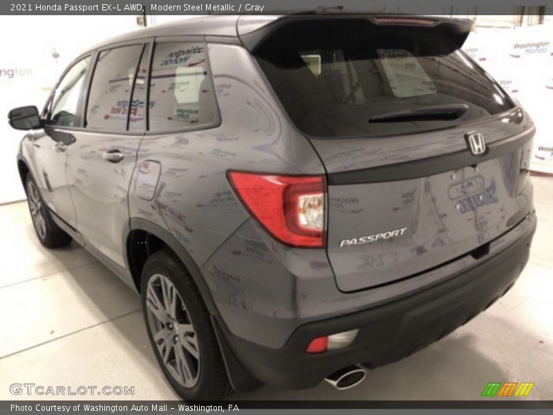 Modern Steel Metallic / Gray 2021 Honda Passport EX-L AWD