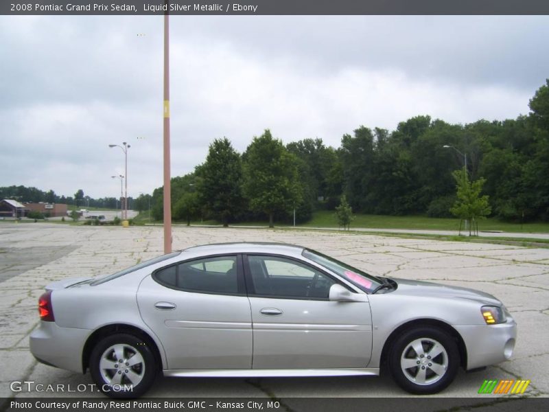 Liquid Silver Metallic / Ebony 2008 Pontiac Grand Prix Sedan