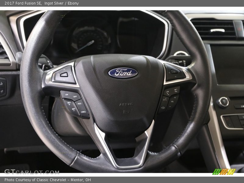 Ingot Silver / Ebony 2017 Ford Fusion SE