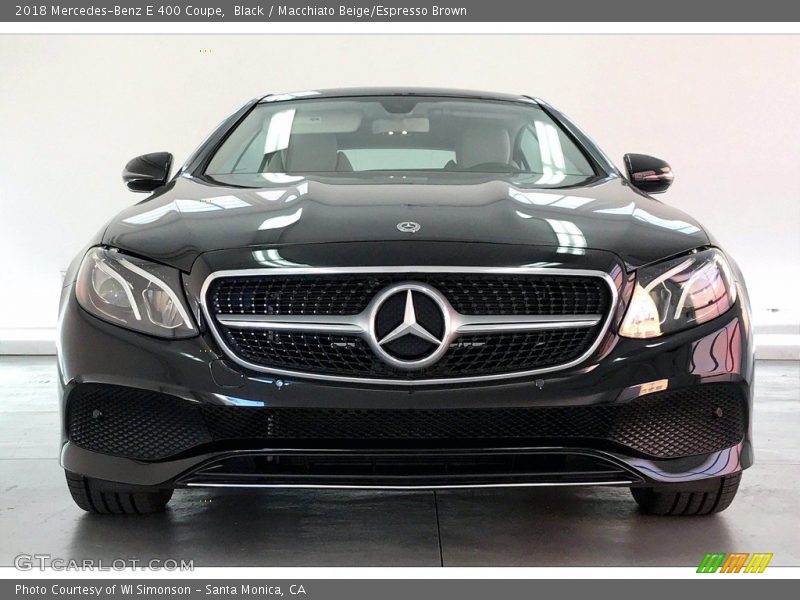 Black / Macchiato Beige/Espresso Brown 2018 Mercedes-Benz E 400 Coupe