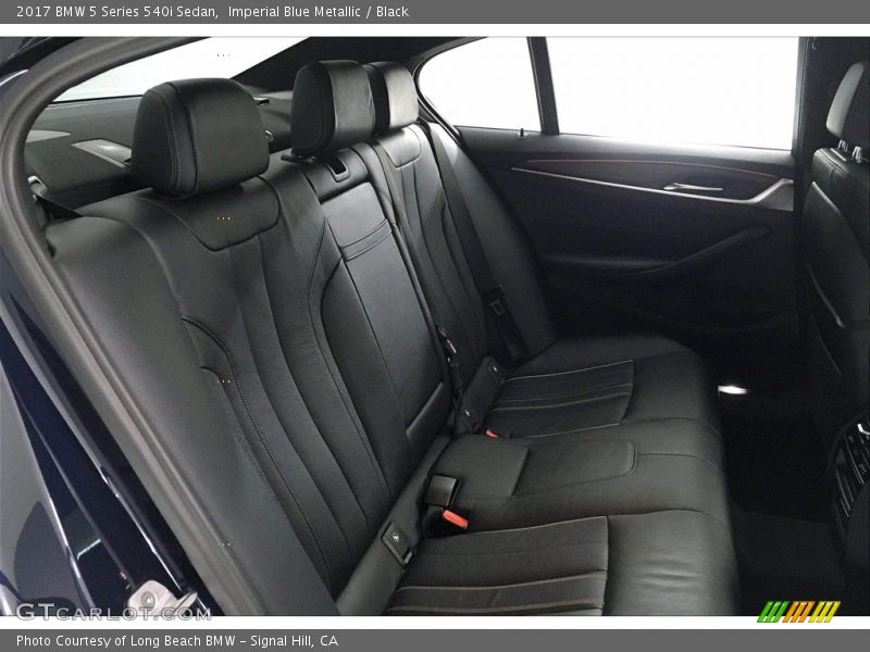 Imperial Blue Metallic / Black 2017 BMW 5 Series 540i Sedan