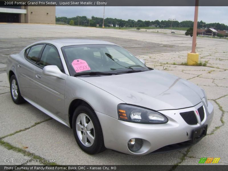 Liquid Silver Metallic / Ebony 2008 Pontiac Grand Prix Sedan
