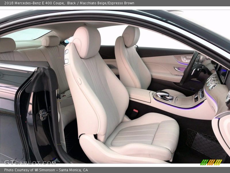 Black / Macchiato Beige/Espresso Brown 2018 Mercedes-Benz E 400 Coupe