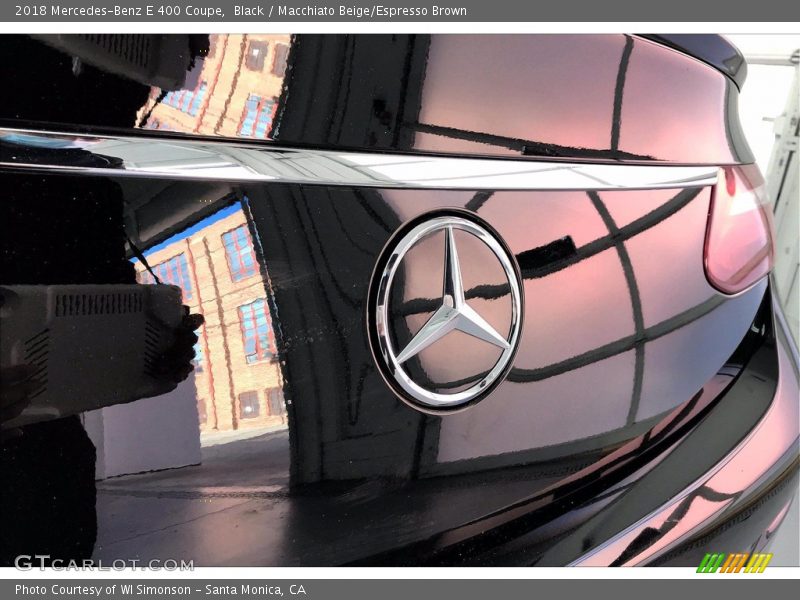 Black / Macchiato Beige/Espresso Brown 2018 Mercedes-Benz E 400 Coupe