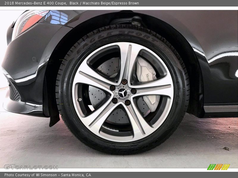Black / Macchiato Beige/Espresso Brown 2018 Mercedes-Benz E 400 Coupe