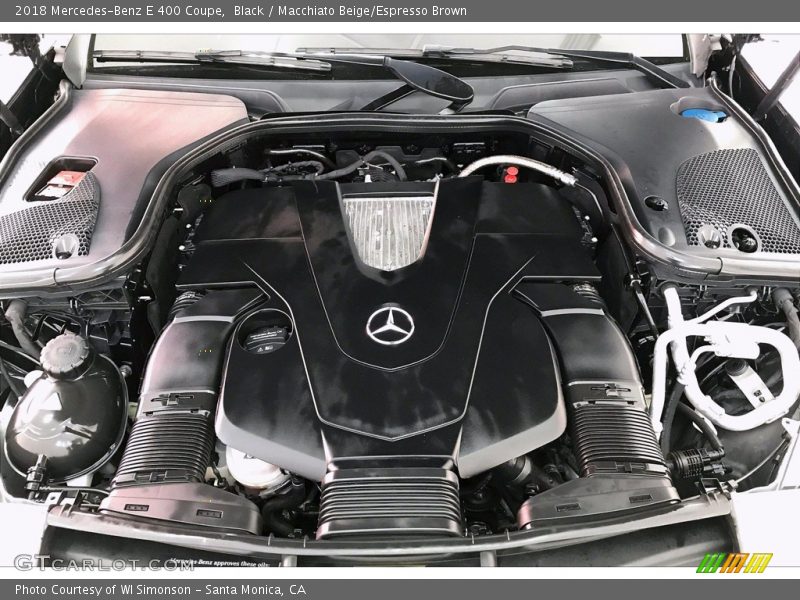 Black / Macchiato Beige/Espresso Brown 2018 Mercedes-Benz E 400 Coupe