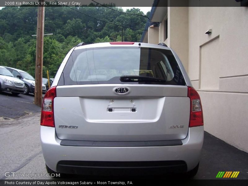 Fine Silver / Gray 2008 Kia Rondo LX V6