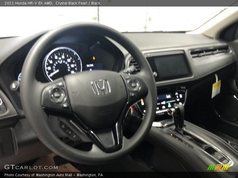 Crystal Black Pearl / Black 2021 Honda HR-V EX AWD