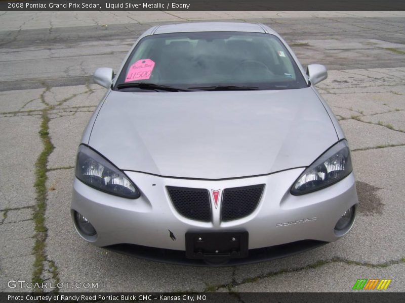 Liquid Silver Metallic / Ebony 2008 Pontiac Grand Prix Sedan
