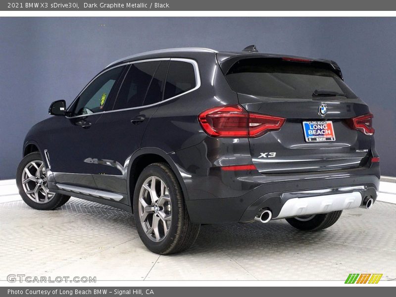 Dark Graphite Metallic / Black 2021 BMW X3 sDrive30i