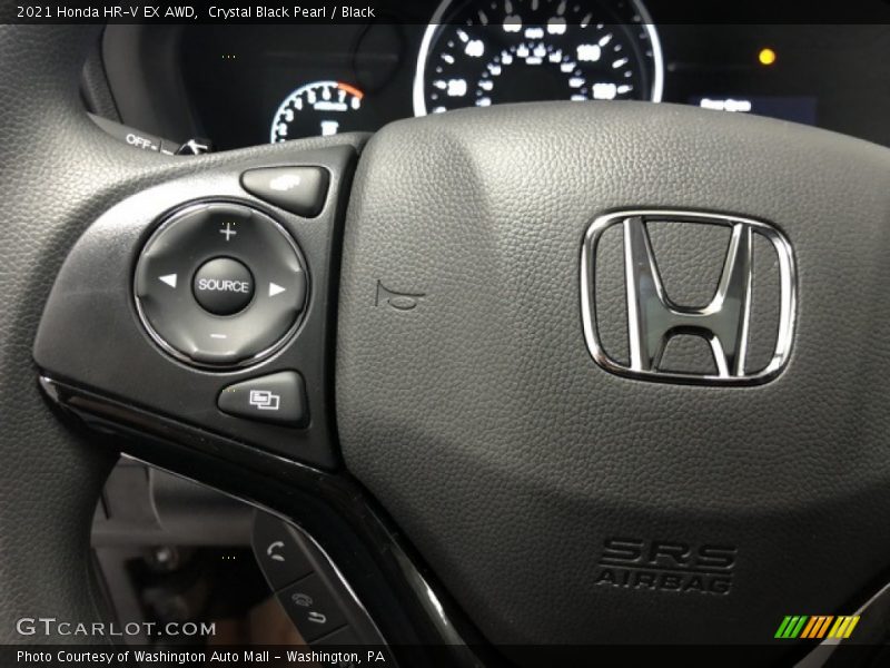 Crystal Black Pearl / Black 2021 Honda HR-V EX AWD
