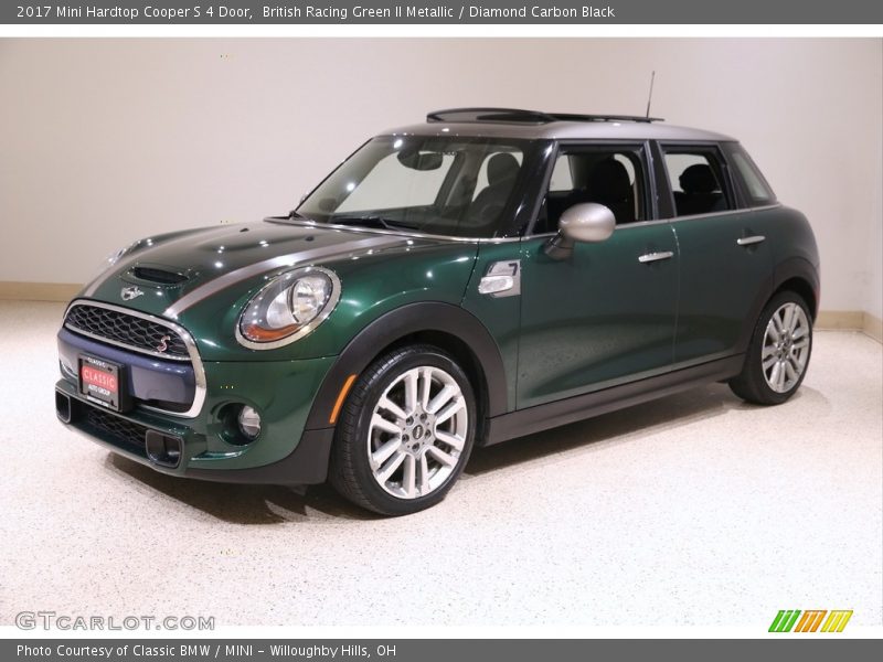 British Racing Green II Metallic / Diamond Carbon Black 2017 Mini Hardtop Cooper S 4 Door