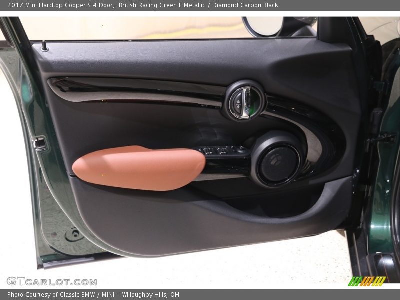 British Racing Green II Metallic / Diamond Carbon Black 2017 Mini Hardtop Cooper S 4 Door