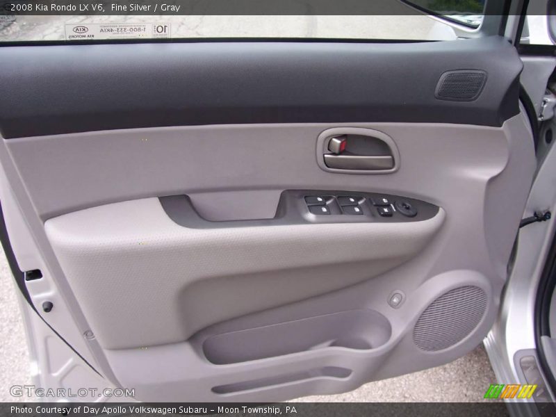 Fine Silver / Gray 2008 Kia Rondo LX V6