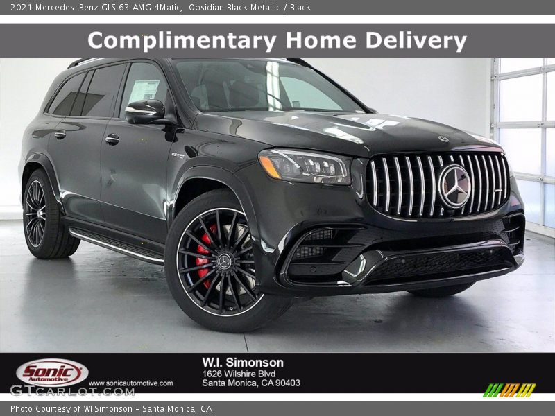 Obsidian Black Metallic / Black 2021 Mercedes-Benz GLS 63 AMG 4Matic