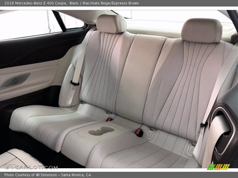 Black / Macchiato Beige/Espresso Brown 2018 Mercedes-Benz E 400 Coupe