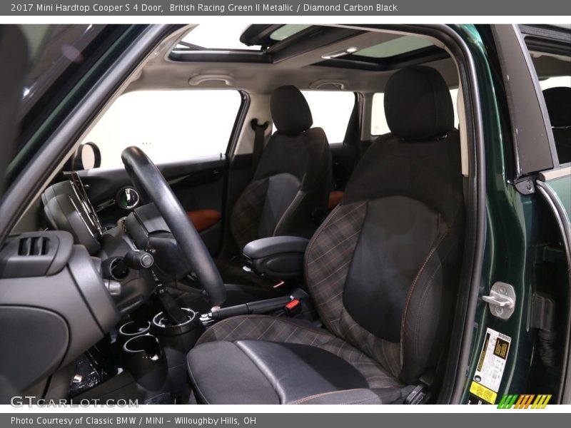 British Racing Green II Metallic / Diamond Carbon Black 2017 Mini Hardtop Cooper S 4 Door