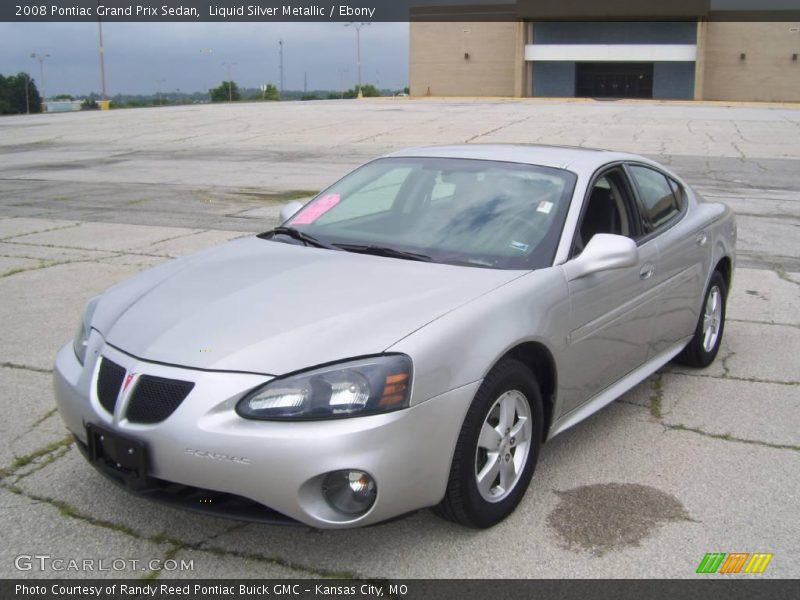 Liquid Silver Metallic / Ebony 2008 Pontiac Grand Prix Sedan