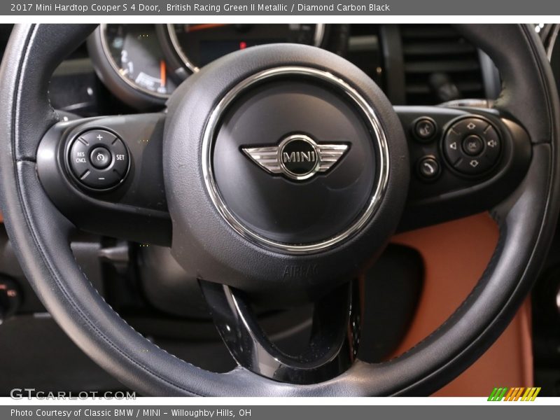 British Racing Green II Metallic / Diamond Carbon Black 2017 Mini Hardtop Cooper S 4 Door