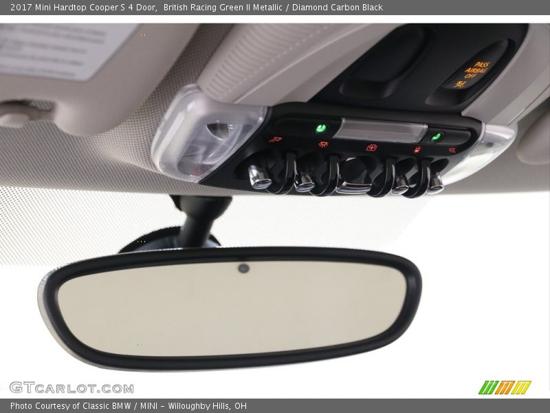 British Racing Green II Metallic / Diamond Carbon Black 2017 Mini Hardtop Cooper S 4 Door
