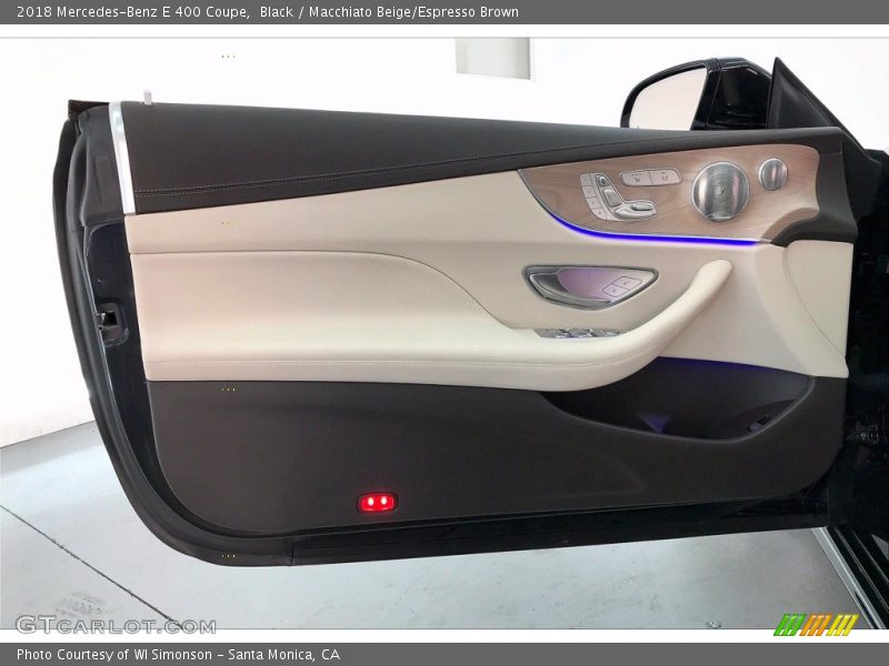 Black / Macchiato Beige/Espresso Brown 2018 Mercedes-Benz E 400 Coupe