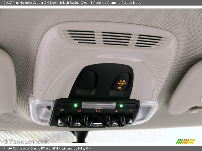 British Racing Green II Metallic / Diamond Carbon Black 2017 Mini Hardtop Cooper S 4 Door