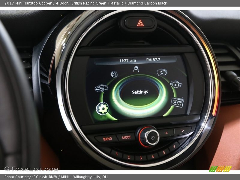 British Racing Green II Metallic / Diamond Carbon Black 2017 Mini Hardtop Cooper S 4 Door