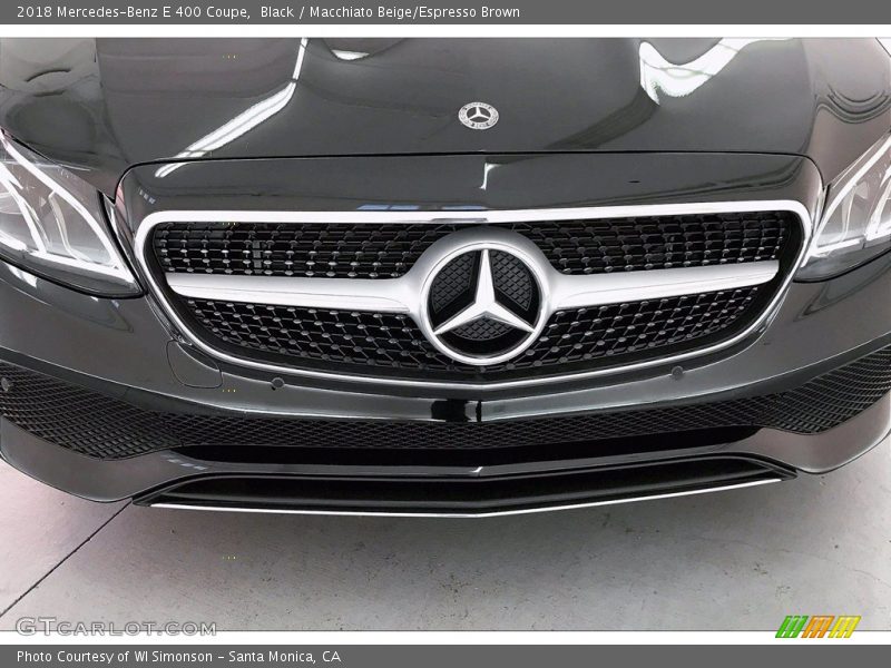 Black / Macchiato Beige/Espresso Brown 2018 Mercedes-Benz E 400 Coupe