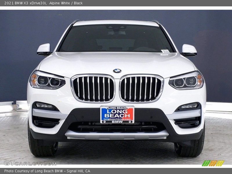 Alpine White / Black 2021 BMW X3 xDrive30i