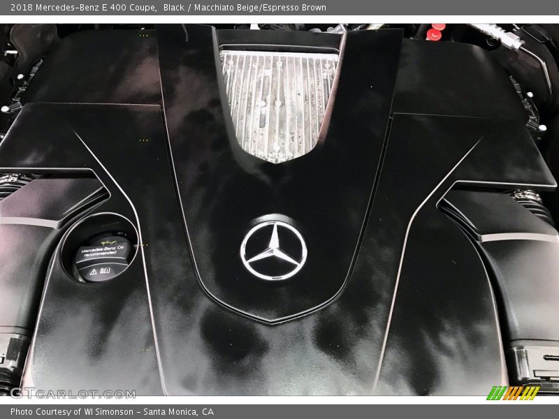 Black / Macchiato Beige/Espresso Brown 2018 Mercedes-Benz E 400 Coupe