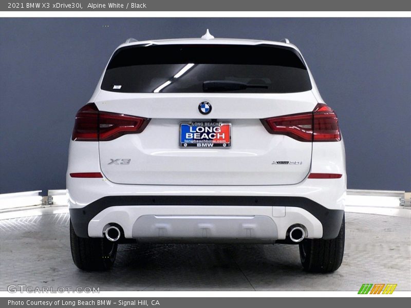 Alpine White / Black 2021 BMW X3 xDrive30i